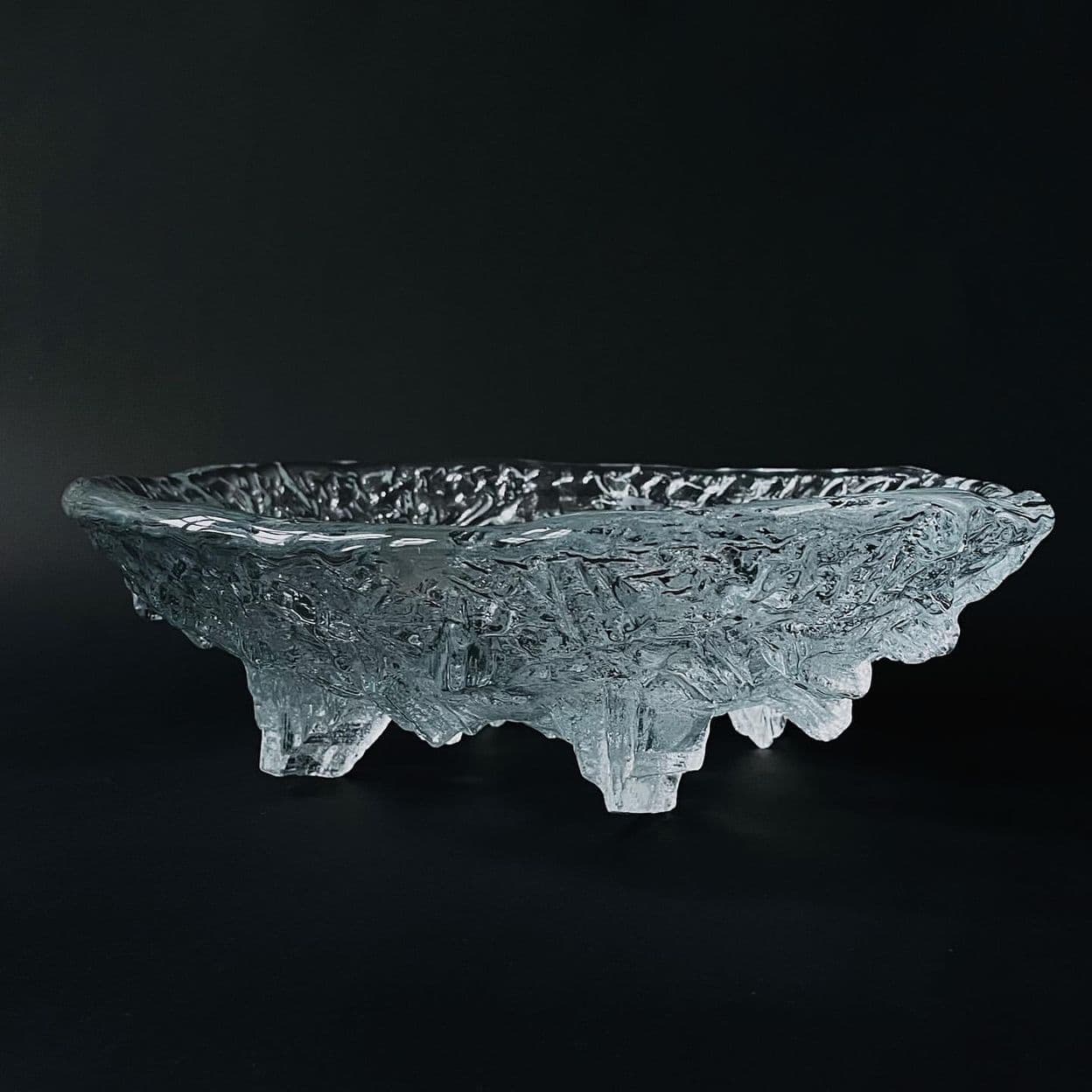 Купить Винтажное стеклянное блюдо