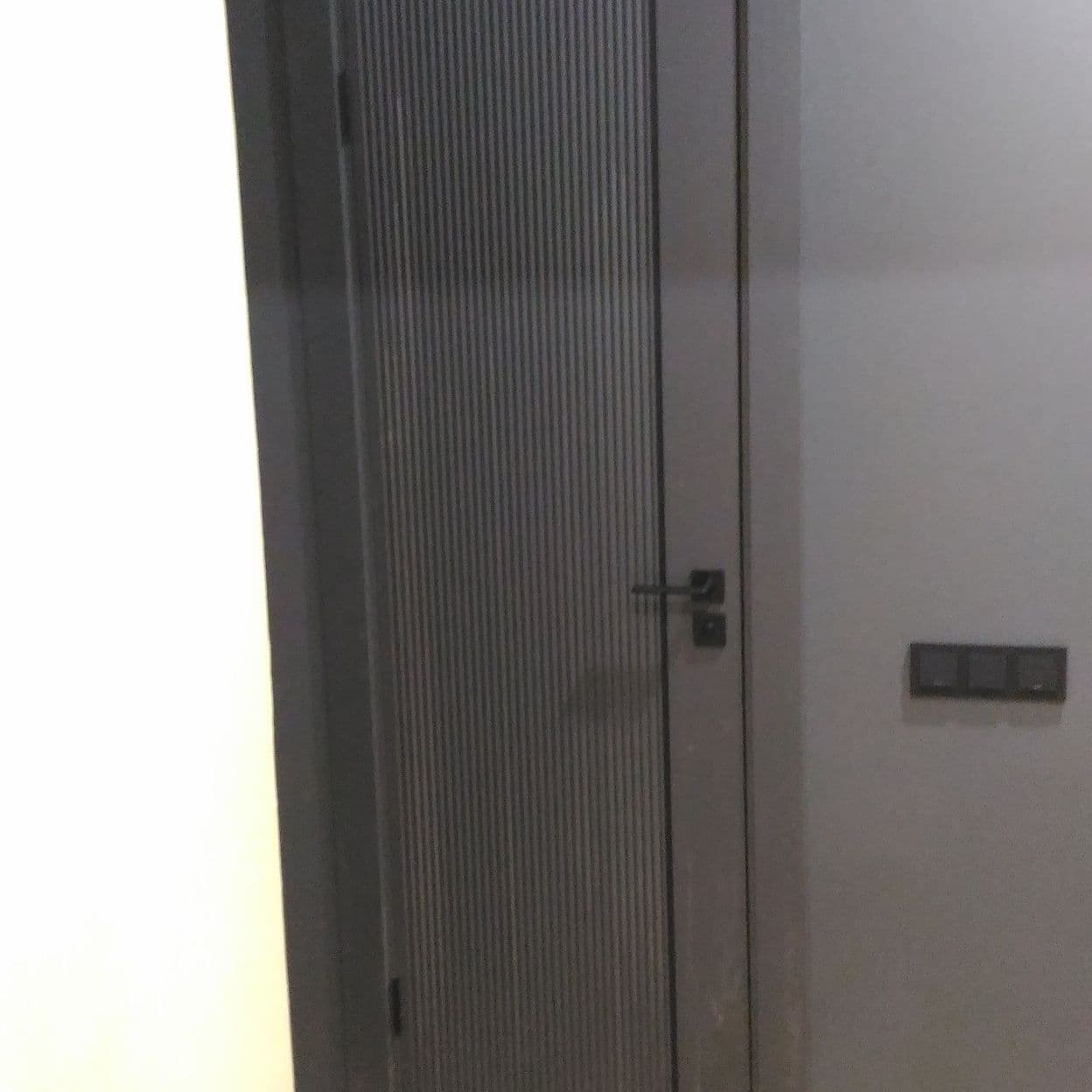 Купить Дверь межкомнатная "F-5", графит софт (полотно)