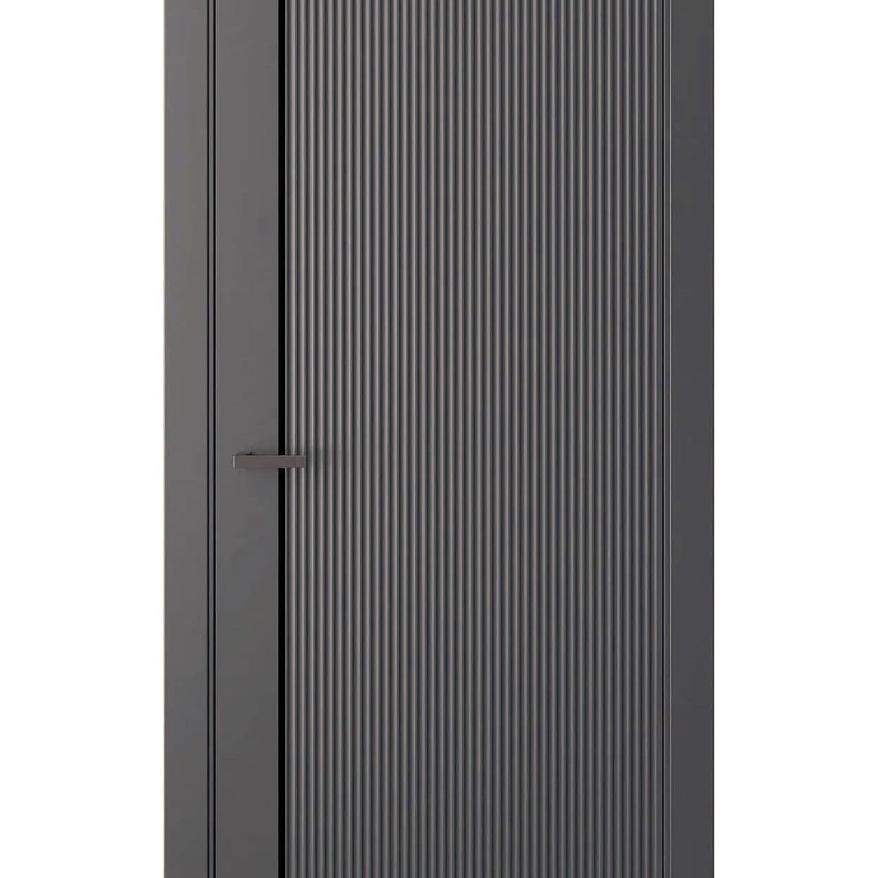 Купить Дверь межкомнатная "F-5", графит софт (полотно)