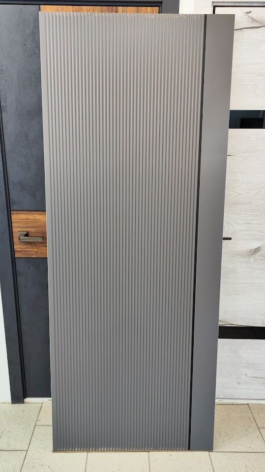 Купить Дверь межкомнатная "F-5", графит софт (полотно)