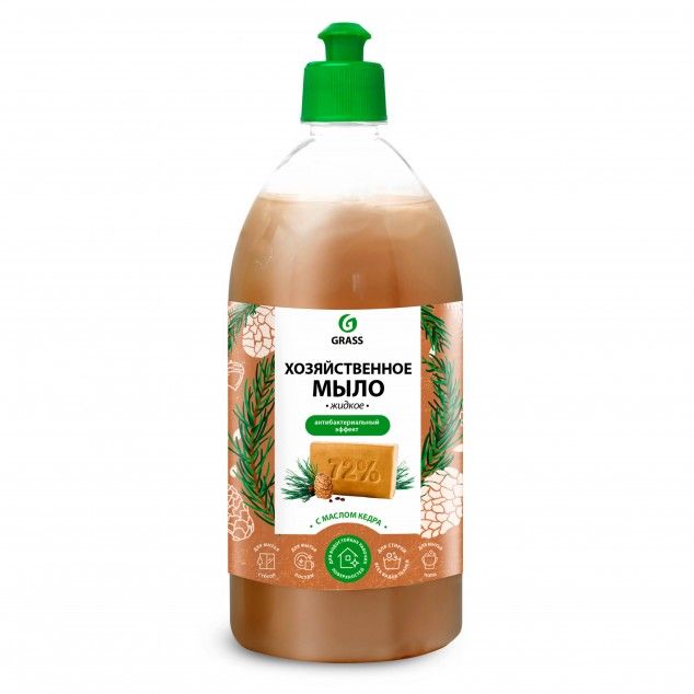 Купить Мыло жидкое хозяйственное с маслом кедра (1л)
