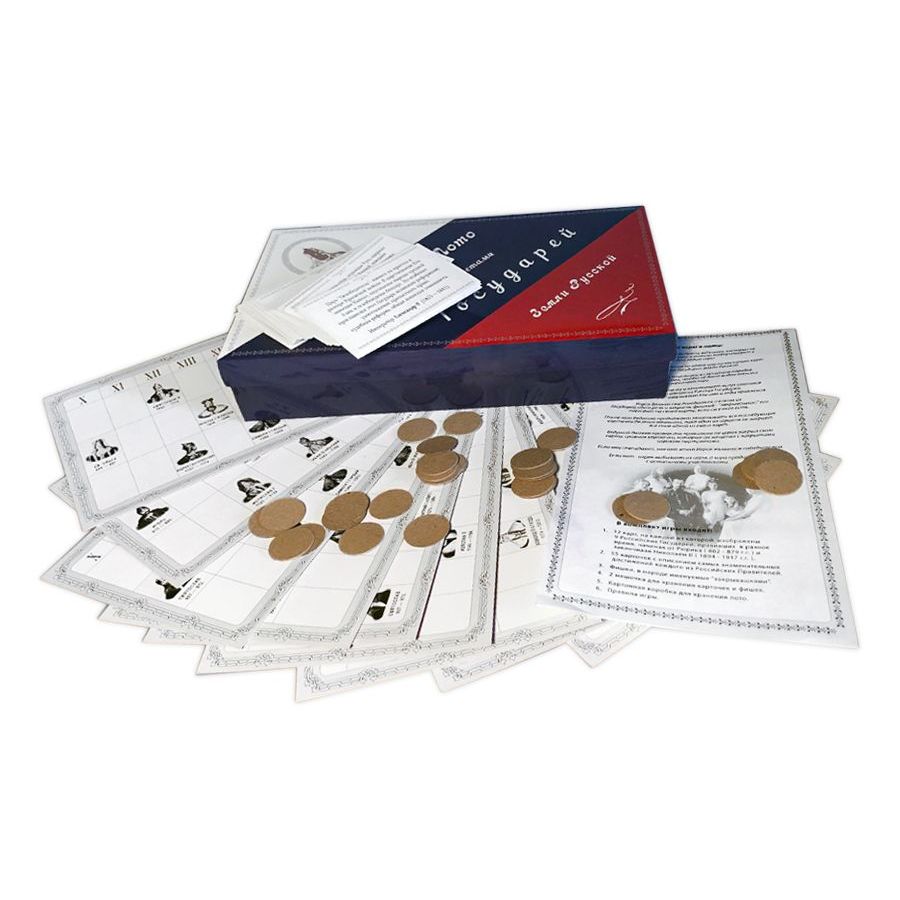 Купить Настольная игра Историческое лото с портретами Государей России