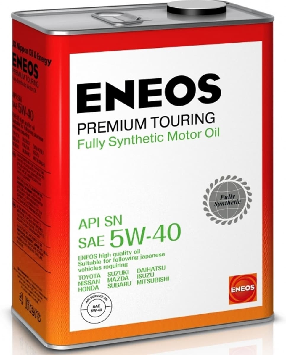Купить Моторное масло ENEOS Premium Touring SN 5W40 4л