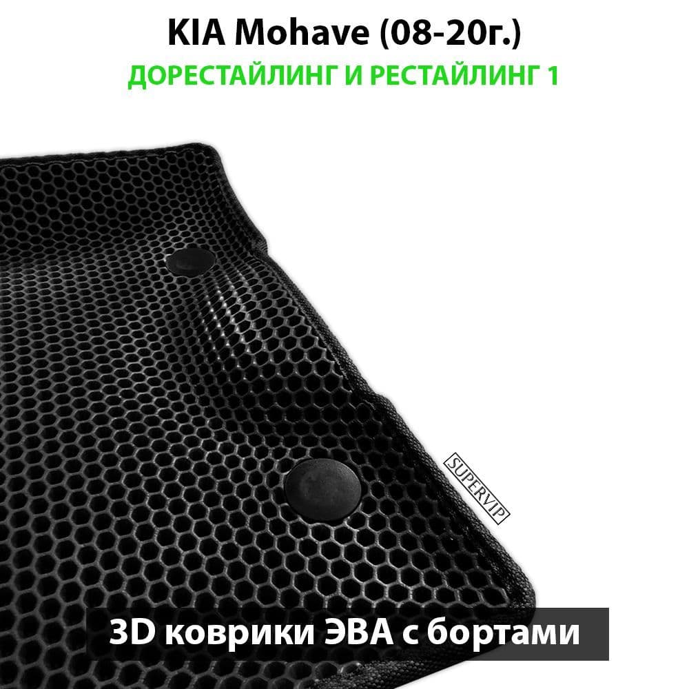 Купить Автоковрики ЭВА с бортами для KIA Mohave