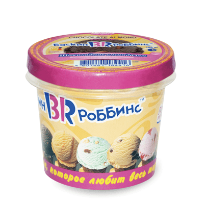 Купить МОРОЖЕНОЕ BASKIN ROBBINS ШОКОЛАДНОЕ С МИНДАЛЕМ 60 Г. Х 24 ШТ. доставка продуктов Тюмень . доставка продуктов в Тюмени . доставка фруктов Тюмень