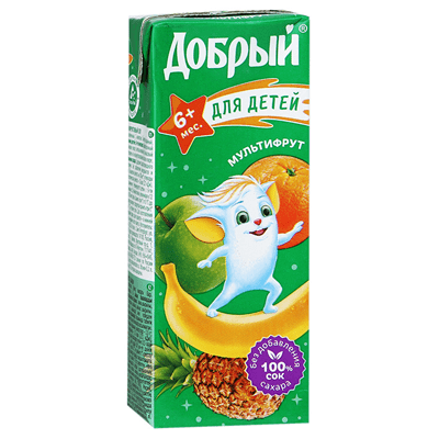 Купить СОК ДОБРЫЙ МУЛЬТИФРУКТ 0,2 Л. Х 9 ШТ. доставка продуктов тюмень . доставка продуктов в тюмени . доставка фруктов тюмень . доставка фруктов в тю