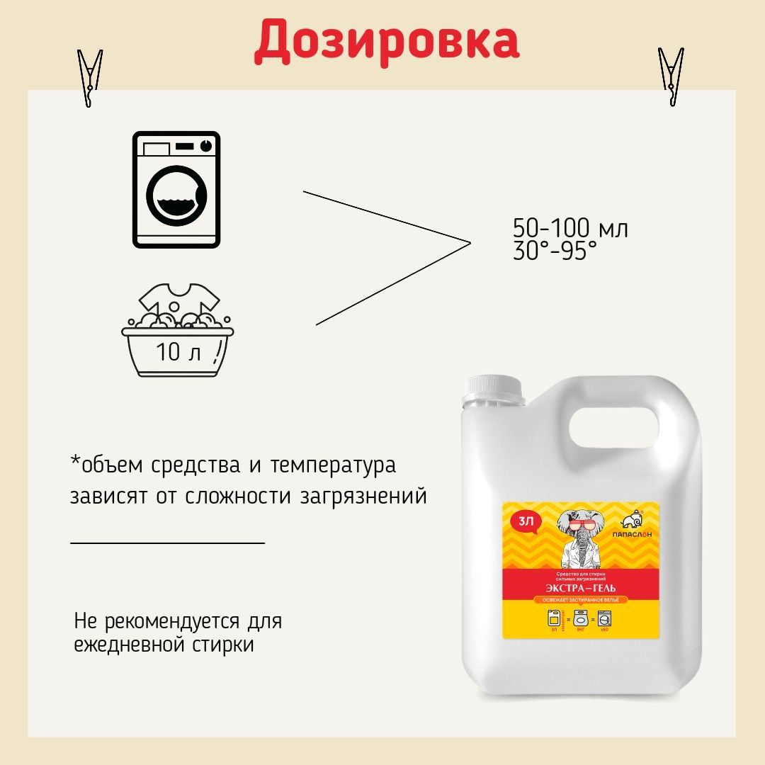 Купить Экстра-гель для стирки