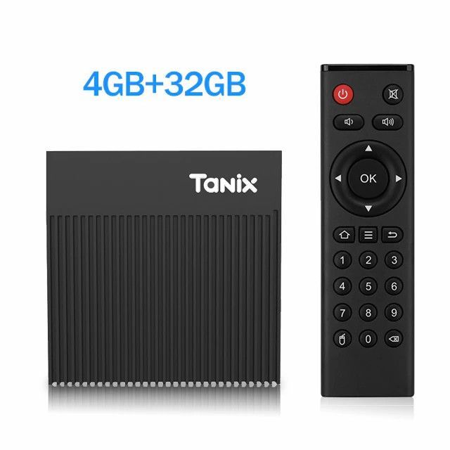 Купить Смарт ТВ приставка Tanix X4, Android 11, Amlogic S905X4, 4 Гб, 32 ГБ, двойной Wi-Fi
