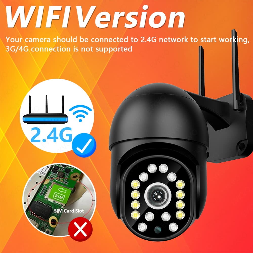 Купить Камера видеонаблюдения уличная поворотная WIFI IP 3Мп