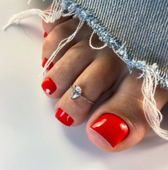 Купить Пленки для педикюра Fiery Red