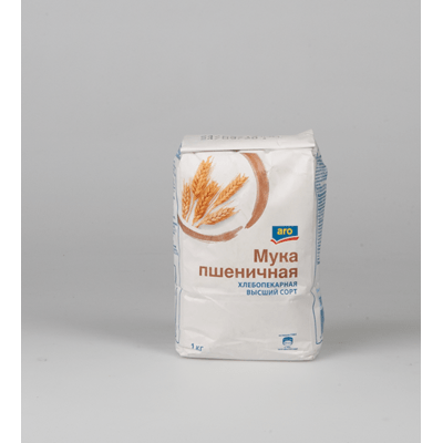 Купить МУКА ПШЕНИЧНАЯ ВЫСШИЙ СОРТ ARO 1 КГ. доставка продуктов Тюмень . доставка продуктов в Тюмени . доставка фруктов Тюмень . доставка фруктов в Тюм