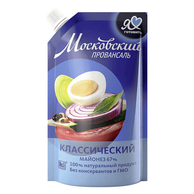 Купить МАЙОНЕЗ МОСКОВСКИЙ ПРОВАНСАЛЬ 67% 700 МЛ. Х 16 ШТ. доставка продуктов Тюмень . доставка продуктов в Тюмени . доставка фруктов Тюмень . доставка