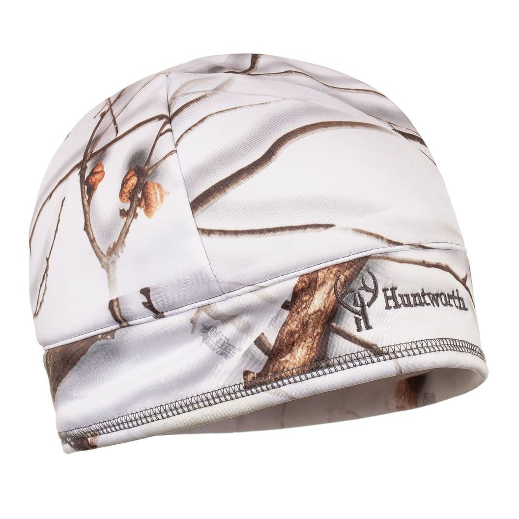 Купить Шапка Huntworth Fleece Beanie (Snow Camo) зимний камуфляж