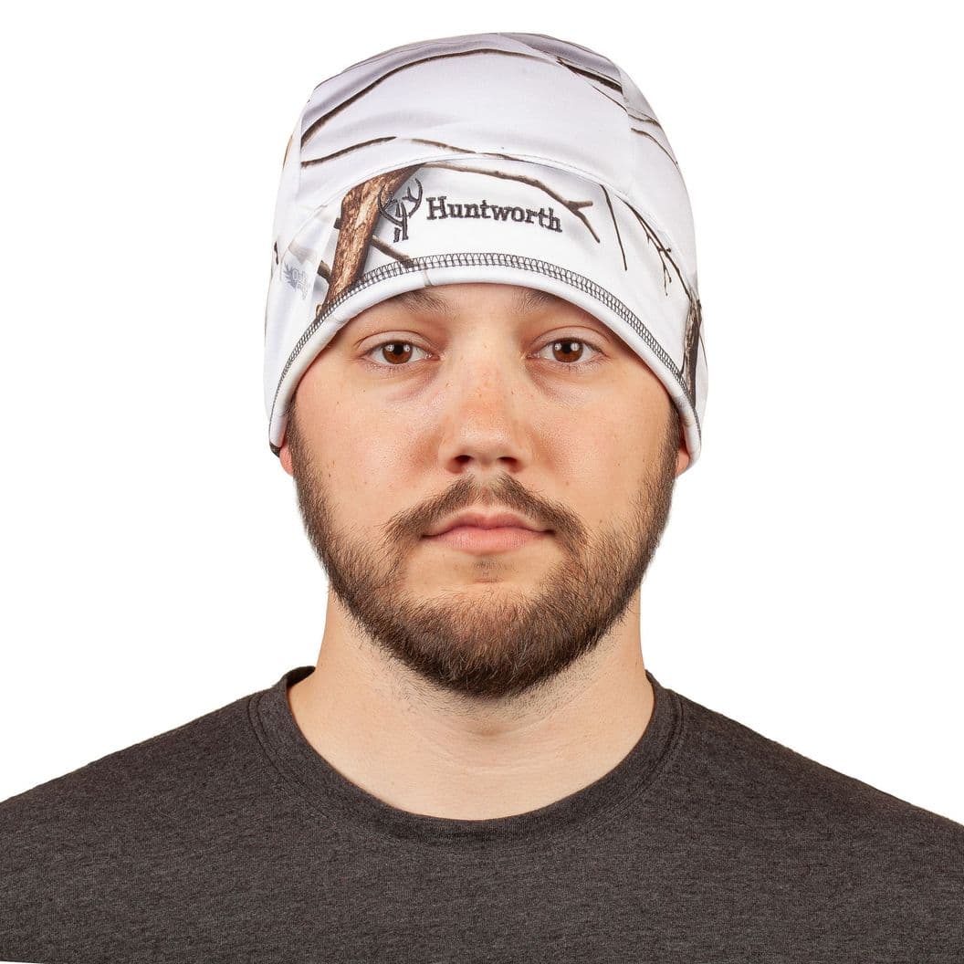 Купить Шапка Huntworth Fleece Beanie (Snow Camo) зимний камуфляж