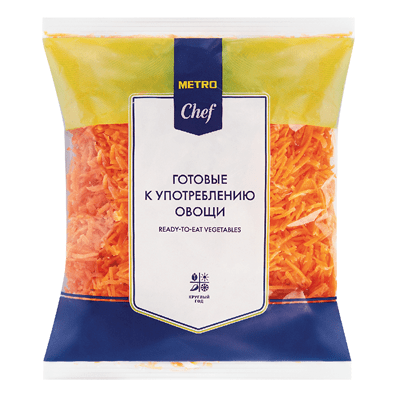 Купить МОРКОВЬ СОЧНАЯ РЕЗАНАЯ METRO CHEF 500 Г. доставка продуктов тюмень . доставка продуктов в тюмени . доставка фруктов тюмень . доставка фруктов в