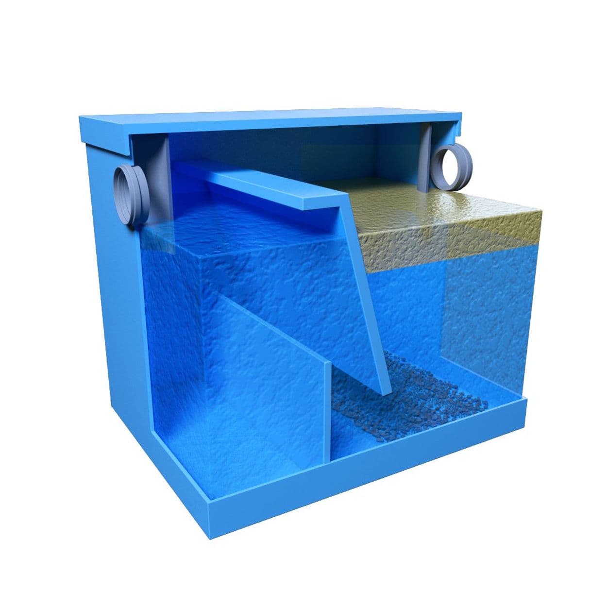 Купить Жироуловитель 0,5-15 под мойку ПласТанк (PlasTank)