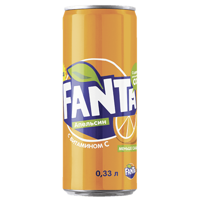 Купить НАПИТОК FANTA ГАЗИРОВАННЫЙ БЕЗАЛКОГОЛЬНЫЙ АПЕЛЬСИН 0,33 Л. доставка продуктов Тюмень . доставка продуктов в Тюмени . доставка фруктов Тюмень . 