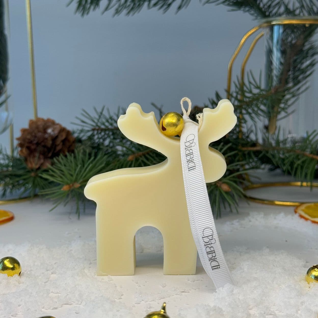 Купить Свеча: "Олень" - большой