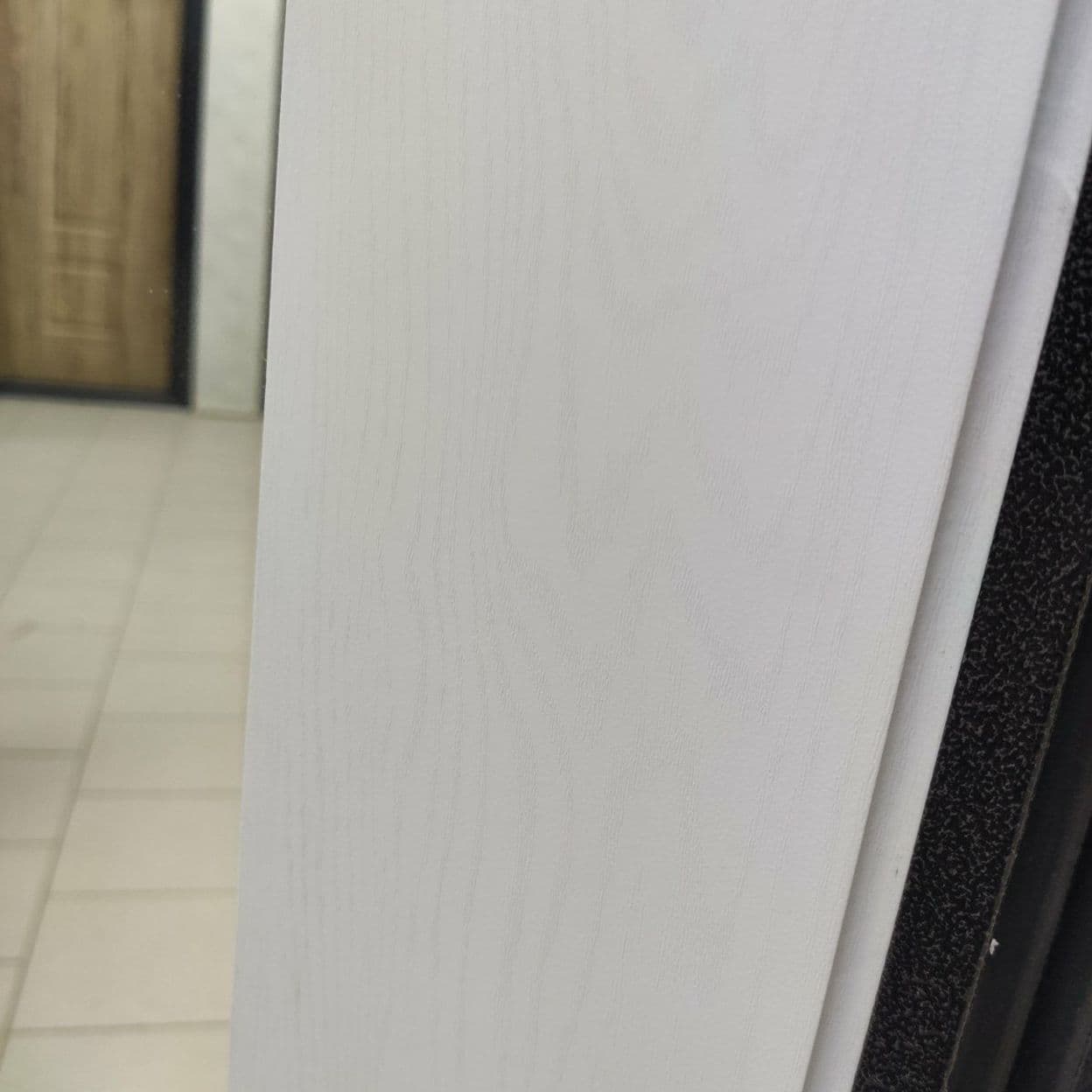 Купить Дверь входная "СТЕЛС белый снег", ЗЕРКАЛО, ЮДМ