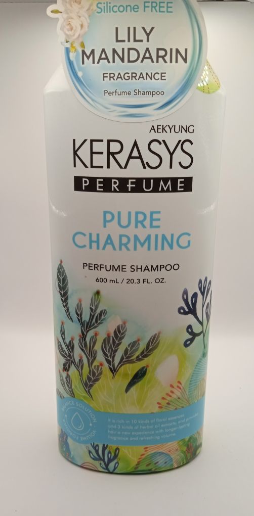 Купить Шампунь для волос KERASYS PURE CHARMING 600 ml (увлажняющий для сухих и ломких волос)
