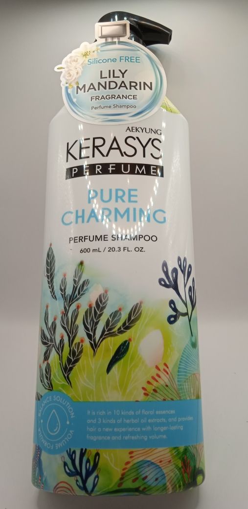 Купить Шампунь для волос KERASYS PURE CHARMING 600 ml (увлажняющий для сухих и ломких волос)