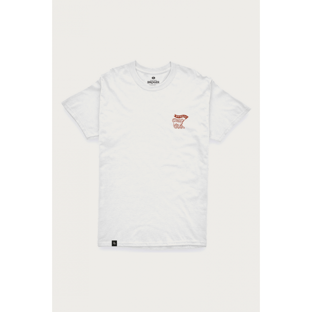 Купить T-SHIRT BROGER TIGER WHITE