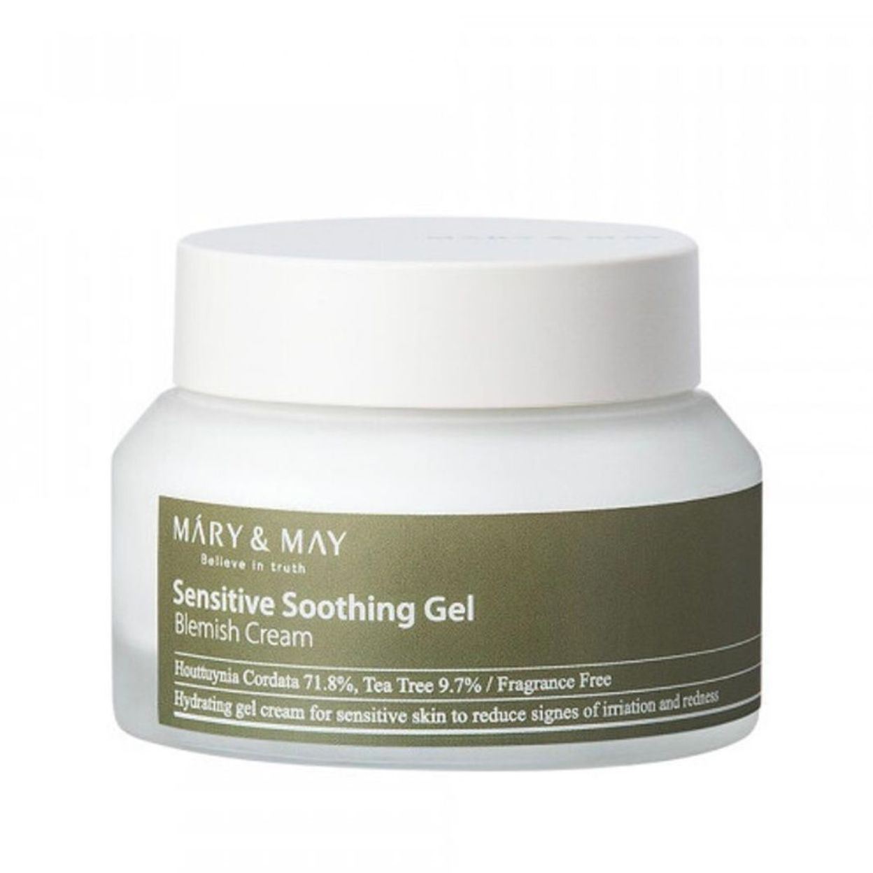 Купить MARY&MAY SENSITIVE SOOTHING GEL BLEMISH CREAM 70 G  Успокаивающий крем-гель