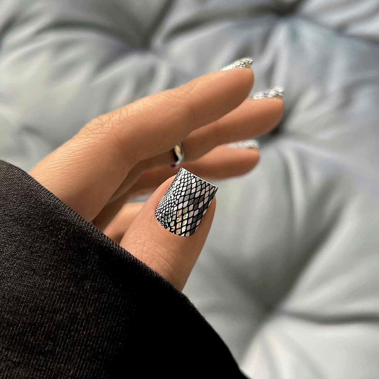 Купить Пленки для маникюра Silver Snake