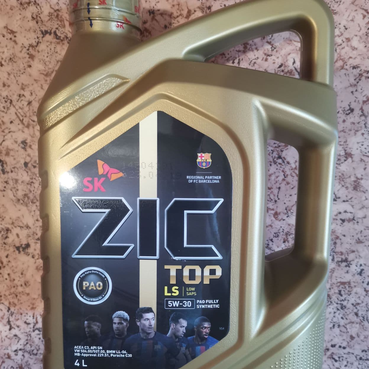 Купить ZIC TOP 5W-30 Масло моторное синтетическое 4 л.