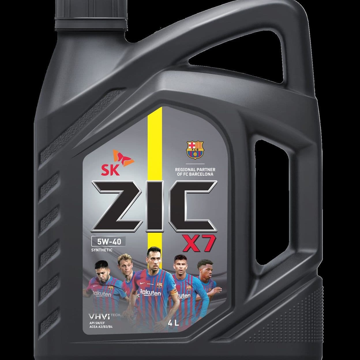 Купить Масло моторное "ZIC" X7, синтетическое, класс вязкости 5W-40, API SP, 4 л. 162662