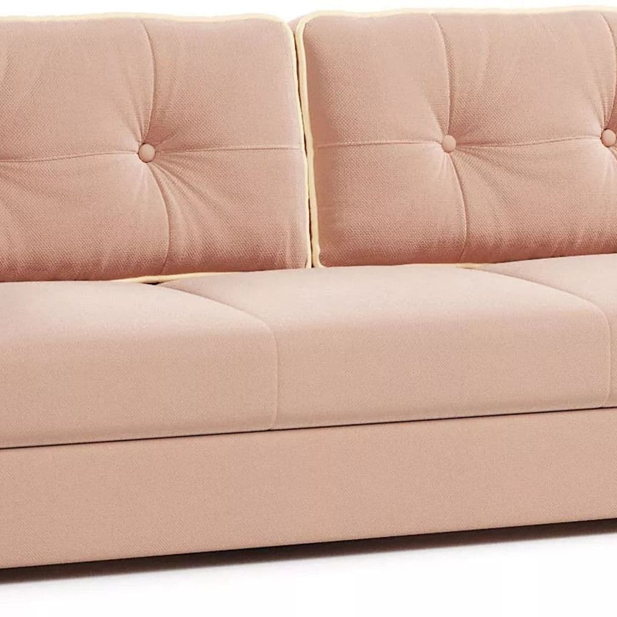 Купить Диван прямой Нарвик с кантом велюр max Beige M
