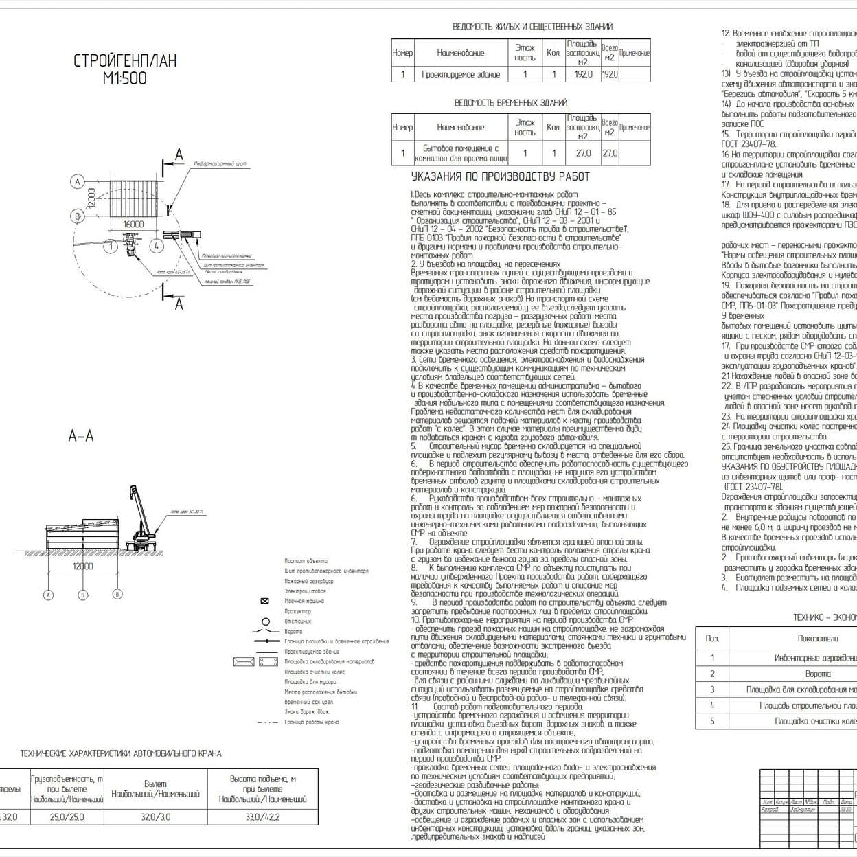Купить Рабочие чертежи на быстровозводимое здание магазина 12х15м.