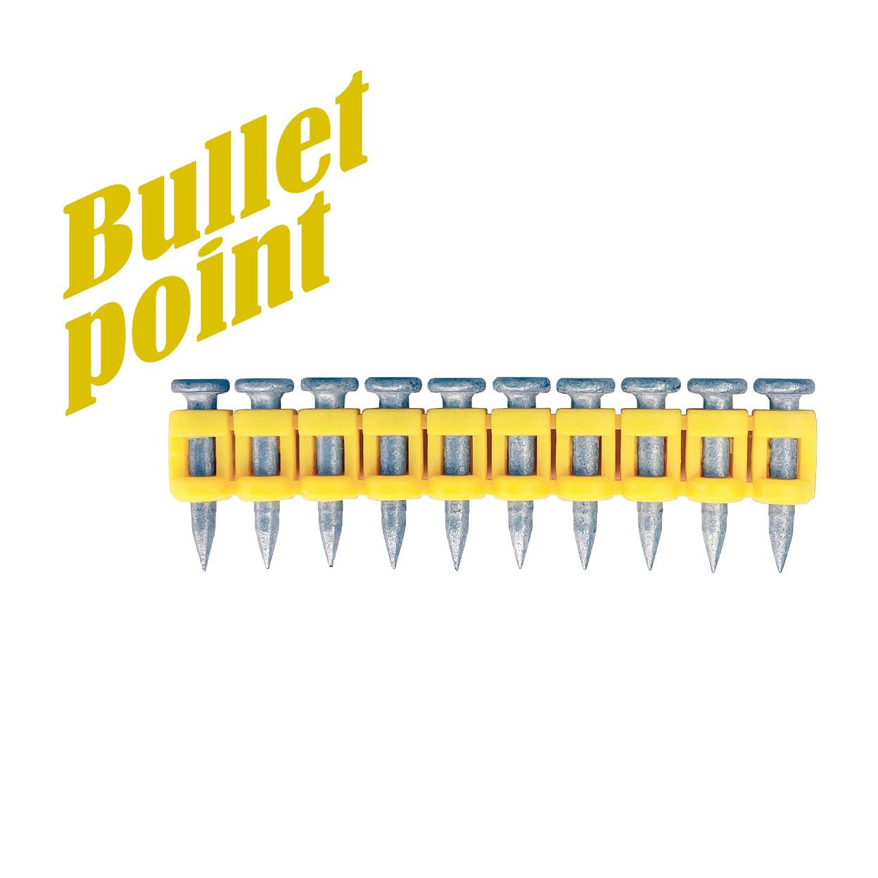 Купить Усиленные гвозди по бетону металлу Toua CN MG Bullet Point - 19 мм