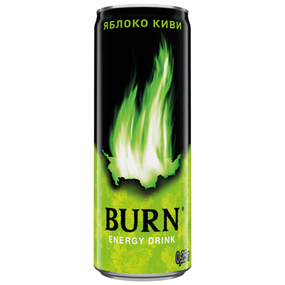 Купить ЭНЕРГЕТИЧЕСКИЙ НАПИТОК BURN ЯБЛОКО КИВИ 0,25 Л. Х 12 ШТ. доставка продуктов Тюмень . доставка продуктов в Тюмени . доставка фруктов Тюмень . до