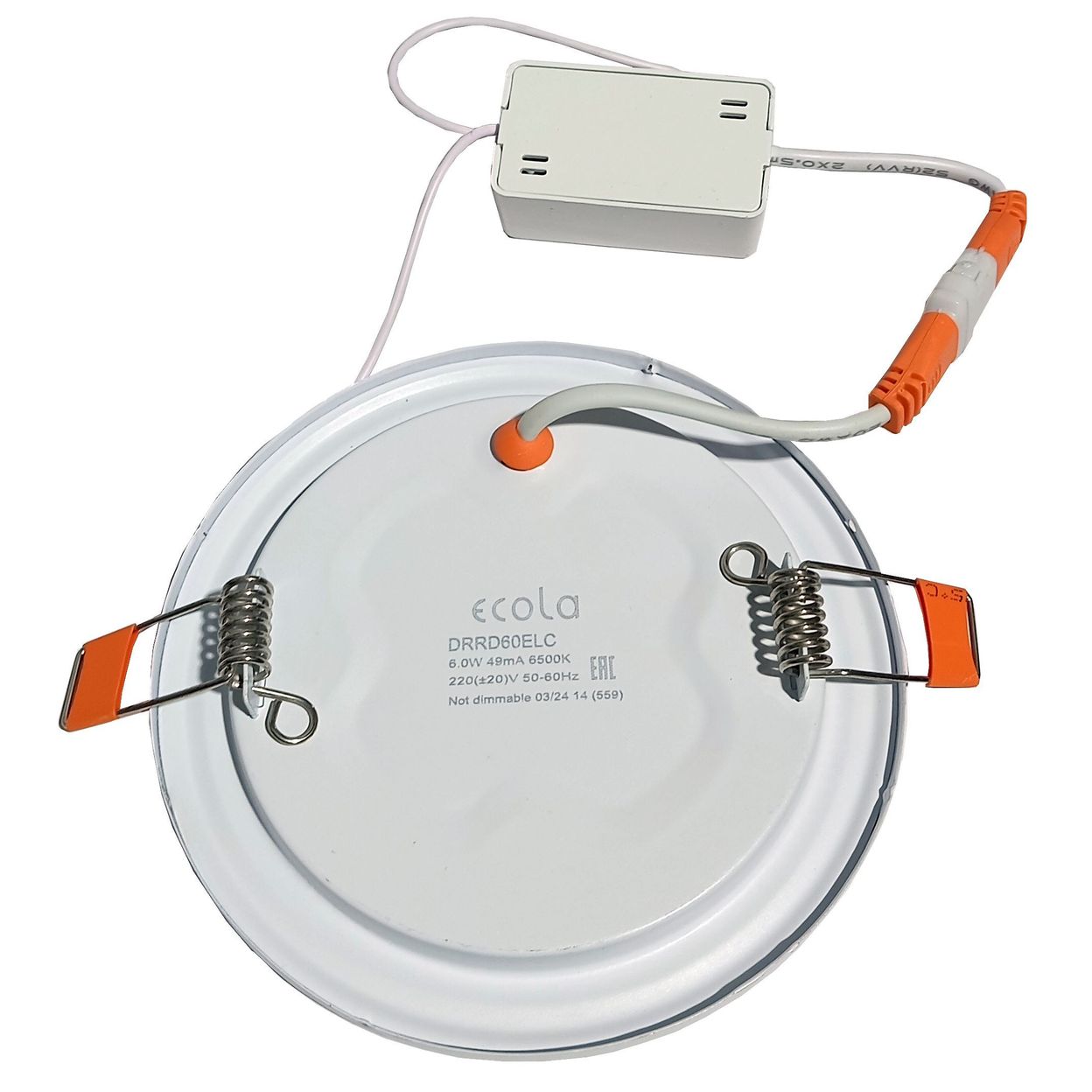 Купить Светильник встраиваемый Ecola круглый даунлайт с драйвером