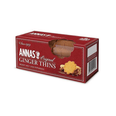 Купить ANNA'S ORIGINAL ПЕЧЕНЬЕ ТОНКОЕ ИМБИРЬ 150 Г. доставка продуктов Тюмень . доставка продуктов в Тюмени . доставка фруктов Тюмень . доставка фрукт