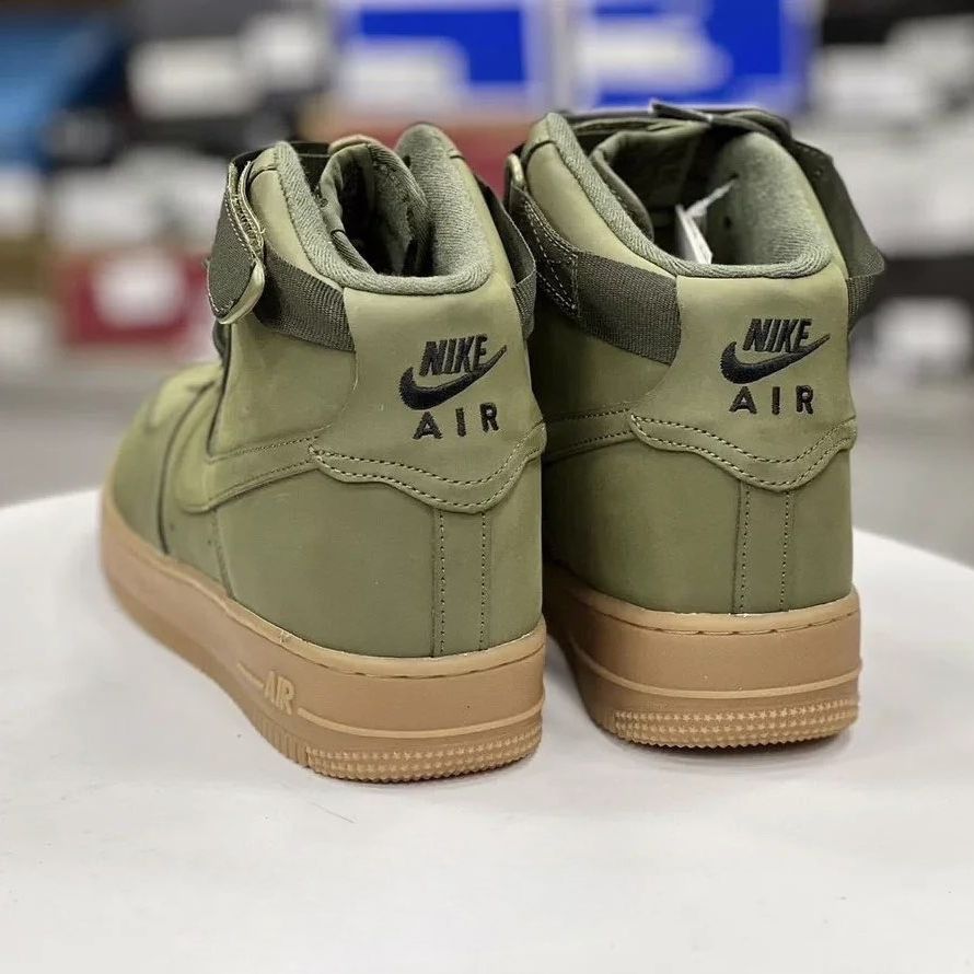 Купить Nike Air Force 1 High, Green Gum