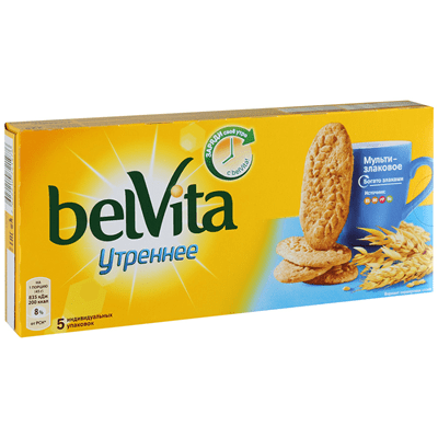 Купить ПЕЧЕНЬЕ BELVITA УТРЕННЕЕ ЗЛАКИ 225 Г. доставка продуктов Тюмень . доставка продуктов в Тюмени . доставка фруктов Тюмень . доставка фруктов в Тю