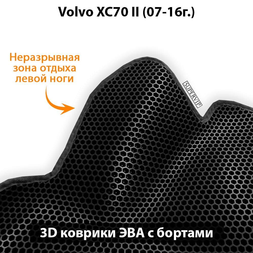Купить Автоковрики ЭВА с бортами для Volvo XC70 II