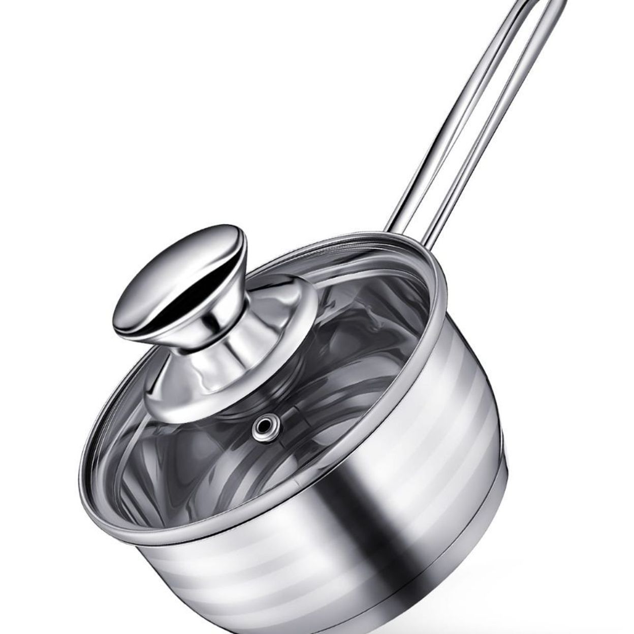 Купить Ковш со стеклянной крышкой