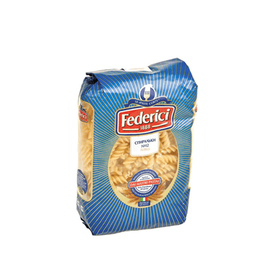 Купить МАКАРОНЫ FEDERICI СПИРАЛИ 500 Г. доставка продуктов Тюмень . доставка продуктов в Тюмени . доставка фруктов Тюмень . доставка фруктов в Тюмени 