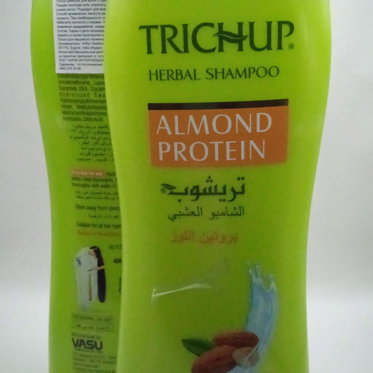 Купить Шампунь для волос Trichup, c миндальным протеином (Natural Protein) c натуральным протеином, 400 мл