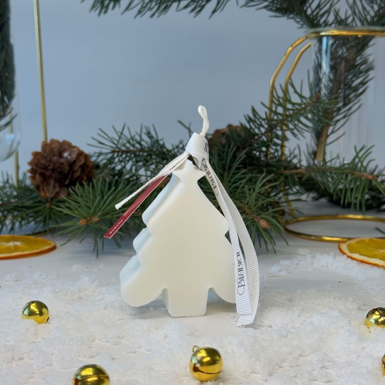 Купить Свеча "Ель со звездой" - маленькая