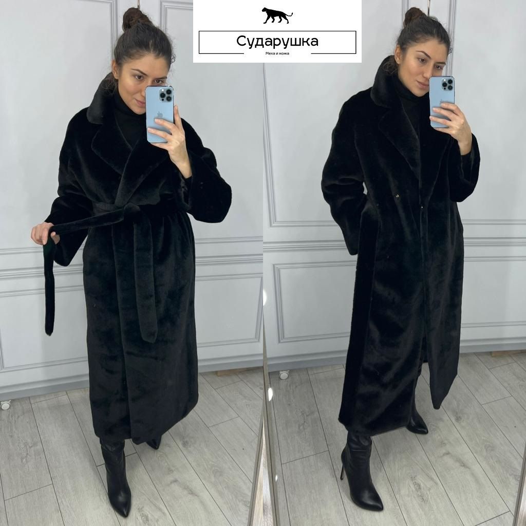 Купить Шуба из эко меха классика