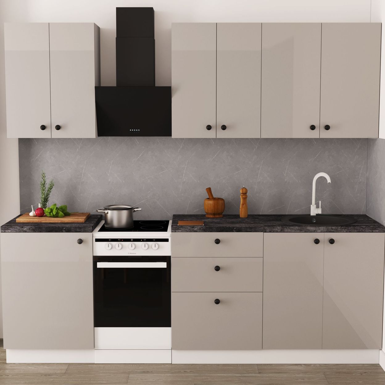 Купить Смеситель для кухни Osgard Gron 36.5 см цвет арктик