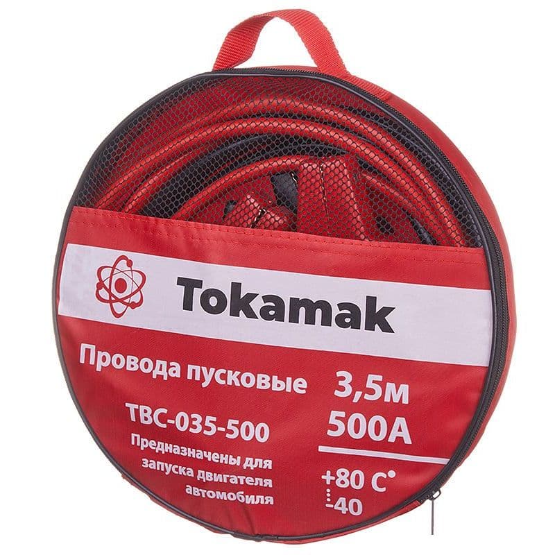 Купить Провода для прикуривания TOKAMAK 500A, 3,5м