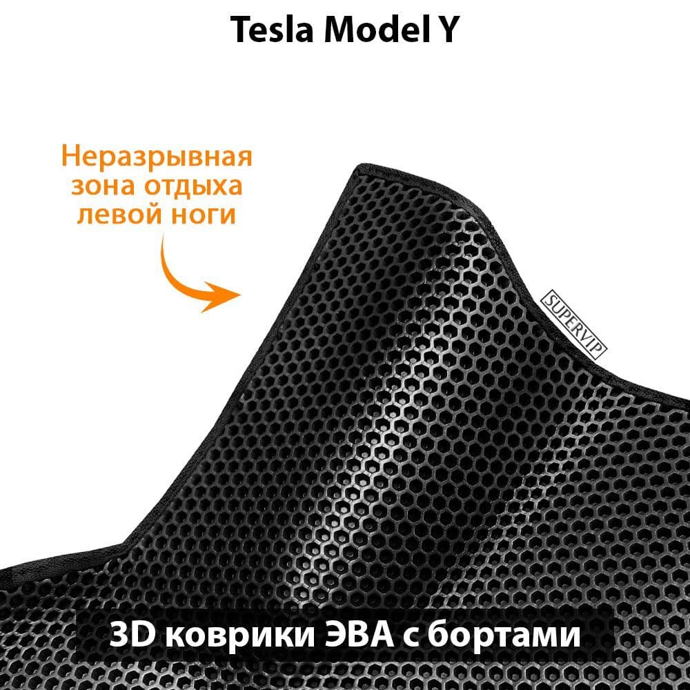 Купить Автоковрики ЭВА с бортами для Tesla Model Y
