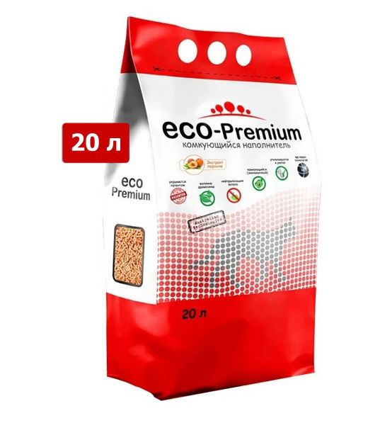 Купить Наполнитель Комкующийся древесный ECO-Premium
