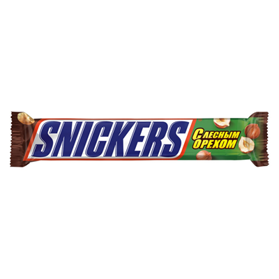 Купить БАТОНЧИК SNICKERS ШОКОЛАДНЫЙ C ЛЕСНЫМ ОРЕХОМ 81 Г. доставка продуктов Тюмень . доставка продуктов в Тюмени . доставка фруктов Тюмень . доставка