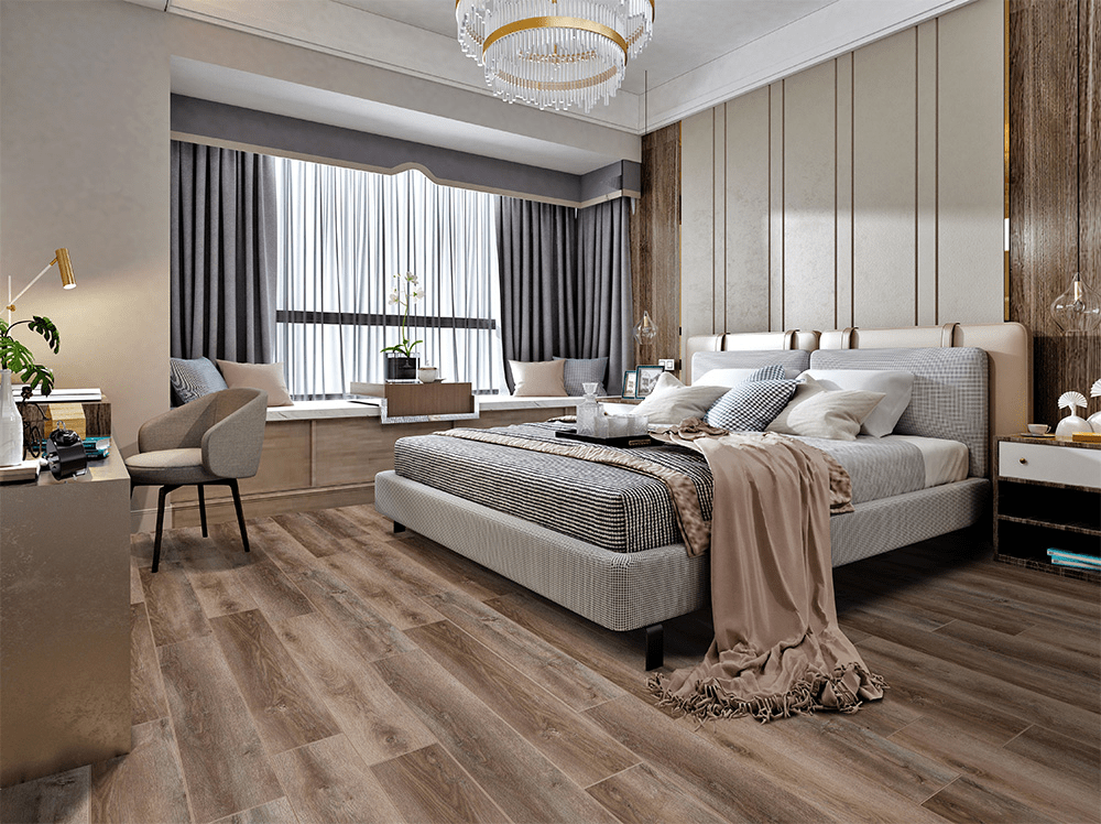 Купить Водостойкий SPC ламинат CronaFloor WOOD 4V Дуб Охрид